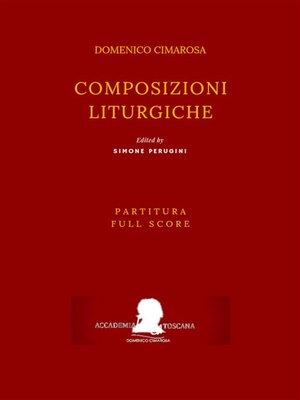 cover image of Cimarosa--Composizioni liturgiche